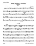 Missa brevis F major Hob. XXII:1 (Fruhe Streicherfassung und spatere Fassung mit Wind Instrumentsn u