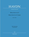 Missa brevis F major Hob. XXII:1 (Fruhe Streicherfassung und spatere Fassung mit Wind Instrumentsn u