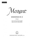 Symphony Nr. 16 C major K. 128
