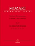Complete Church Sonatas, Volume 3/4 -Two Sonatas for Organ and Orchestra