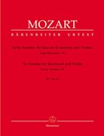 Six Sonatas for Violin and Piano K 26-31 -Early Sonatas III- (Sonatas for Violin)