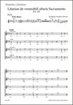 Litaniae de venerabili altaris Sacramento B-flat major K. 125