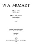Missa C major K. 259 "Organ Solo Mass"