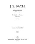 St. Matthew Passion BWV 244b (Early Version)