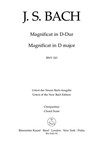 Magnificat D major BWV 243 (2nd version with the 4 inserts from the E-flat major version (transposed