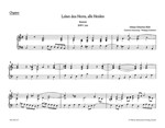Lobet den Herrn, alle Heiden BWV 230 -Motet for Vier-Part Mixed Choir