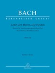 Lobet Den Herrn Alle Heiden - (Bwv 230)