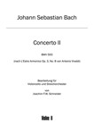 Concerto for Violoncello, Strings and Basso continuo A minor (after BWV 593)