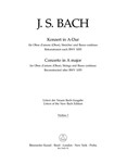 Konzert fur Oboe d'amore (Oboe) A-Dur -Rekonstruktion eines verschollenen Solokonzerts nach BWV 1055