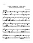 Concerto for Oboe, Violin, Strings and Basso Continuo C minor -Reconstruction of a lost solo concert