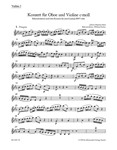 Concerto for Oboe, Violin, Strings and Basso Continuo C minor -Reconstruction of a lost solo concert