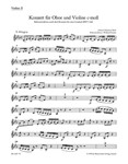 Concerto for Oboe, Violin, Strings and Basso Continuo C minor -Reconstruction of a lost solo concert