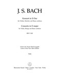 Concerto for Violin, Strings and Basso Continuo E major BWV 1042