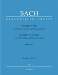 Concerto In E Major  BWV 1042