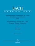Brandenburg Concerto No. 1 and Original Version "Sinfonia" F major BWV 1046, BWV 1046a