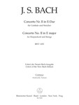 Concerto for Harpsichord and Strings Nr. 2 E major BWV 1053