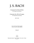 Concerto for Harpsichord and Strings Nr. 3 D major BWV 1054