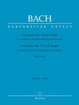 Concerto for Harpsichord, two Recorders and Strings Nr. 6 F major BWV 1057