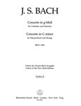 Concerto for Harpsichord and Strings G minor BWV 1058
