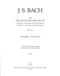 Alles mit Gott und nichts ohn' ihn for Soprano, Two Violins, Viola and Continuo BWV 1127 -First Edit