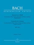 Concerto for Harpsichord, Flute, Violin, Strings and Basso continuo in A minor BWV 1044 "Triple Concerto"