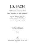 Early Versions of the Mass BWV 232