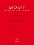 Concertone for two Violins and Orchestra C major K. 190 (166b; KV6:186 E) -three movements for two v