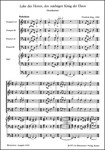 Lobe den Herren, den machtigen Konig der Ehren (1969) -Choralkantate fur Chor (4- to 6stimmig), Blas