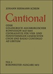 Cantional oder Gesangbuch Augsburgischer Konfession 1627/1645, Band 2 -Choralsatze fur vier- und fun
