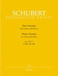 3 Sonatas  For Violin & Piano  Opus 137