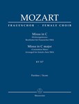 Missa C major K. 317 "Coronation Mass" (Arranged for female choir (SMA))