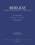 Les nuits d'ete for Solo Voice and Orchestra op. 7 Hol. 81B -Six Melodies- (Second version)