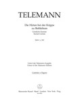 Die Hirten bei der Krippe zu Bethlehem TWV 1:797 -Sacred Cantata-