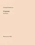 Signum fur Orgel (1969)