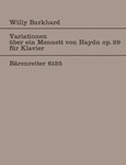 Variationen uber ein Menuett von Joseph Haydn op. 29 (1930)
