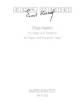 Orga-Nastro fur Orgel und Tonband op. 212 (1971)
