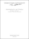 Moirologia (DirGes/Klagelieder) for Jani Christou (1970) -Griechische Texte fur Bariton und Klavier