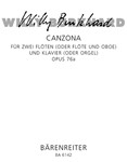 Canzona op. 76a (1947)