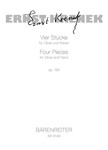 vier pieces for oboe and Piano op. 193 (1966)