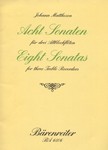 acht Sonaten fur 3 Altblockflote op. 1/3-10