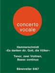 Es danken dir, Gott, die Volker -Kantate fur Singstimme und Instrumente-