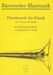 Divertimenti der Klassik. two Satzfolgen von Wolfgang Amadeus Mozart und Joseph Haydn fur Blechblasi
