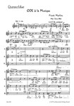 Ode à la Musique fur Bariton, vierstimmigen Mixed Choir, Trompete, zwei Horner, drei Posaunen, Klavi