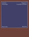 Programm fur groSes Orchester (1977/1978)