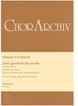 drei geistliche Konzerte -fur Solostimmen oder Chor und Basso continuo-