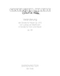 Veranderung der Sonate fur Klavier op. 27/2 von Ludwig van Beethoven in eine Sonate fur Horn und Kla