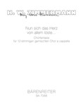 Nun sich das Herz von allem loste (1980) -Chorfantasie, alle Stimmen geteilt-