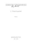 String Quartet Nr. 2 "Tempi notturni" (1979)