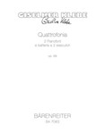 Quattrofonia fur 2 Klaviere und Schlagzeug (2 Spieler) op. 89 (1981/1982)