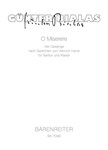 O Miserere (1983) -vier Gesange nach Gedichten von Heinrich Heine-